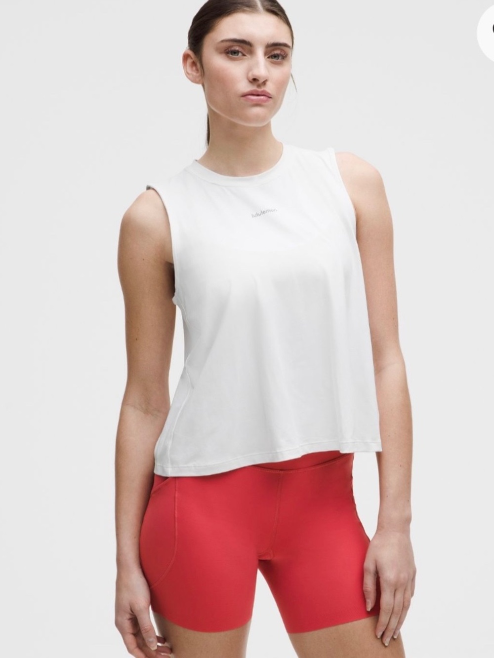 Lululemon Pace Crush Cross Back Graphic Tank